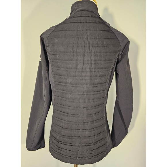 Eddie Bauer First Ascent Igniter Hybrid Down Jacket Womens M Black Softshell - Picture 2 of 5